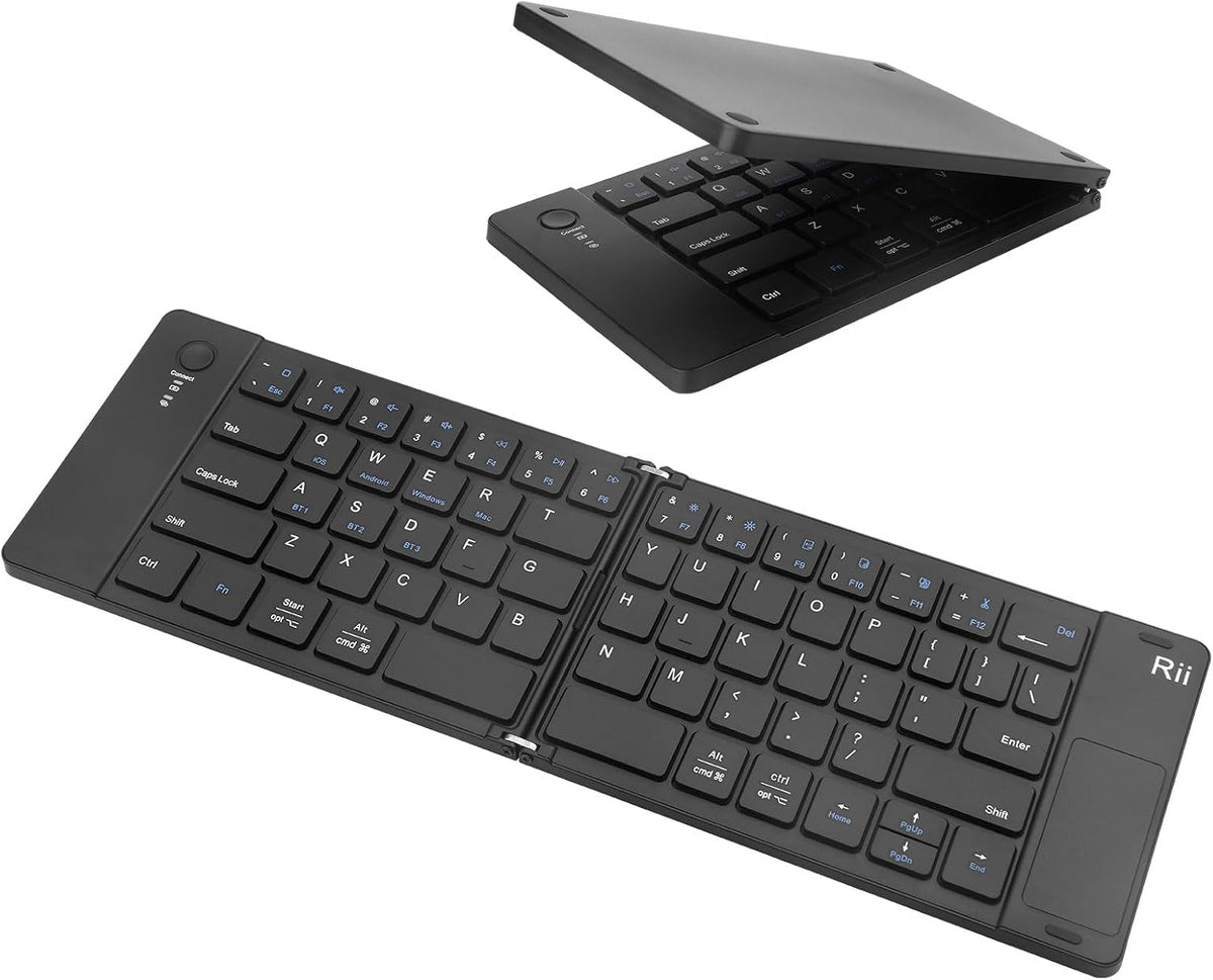 Rii RK808 Foldable Bluetooth Keyboard with Touchpad