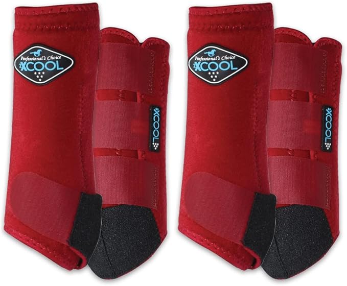 Professional's Choice 2XCOOL Sports Medicine Horse Boots | Protective & Breathable Design for Ultimate Comfort, Durability & Cooling in Active Horses | 2 Pack