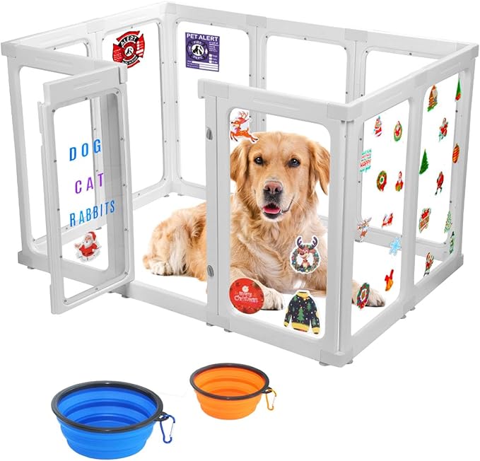 Extra 2 Panels for Acrylic Dog Pen