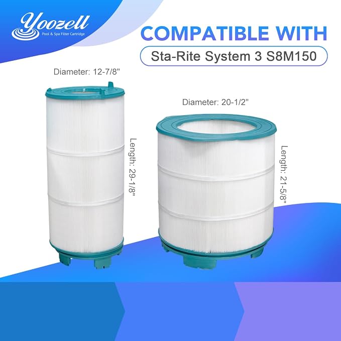 Pool Filter S8M150 Sta-Rate System 3 170147 Pentair Modular Media 450