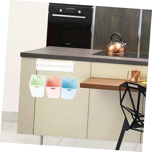 1set Wall-Mounted Sorting Trash Bin Space-Saving Recyclable Garbage Bins