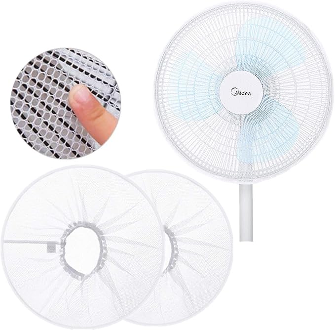 2 Pack - 18" Fan Safety Protection Cover, Kids Finger Protect Fan Net Guard