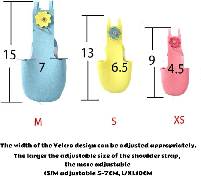 Parrot Clothes, Bird Diapers, Tiger Skin Peony, Flight Suit - Key Features for Avian Comfort and Style (Yellow, M, Count, 1)