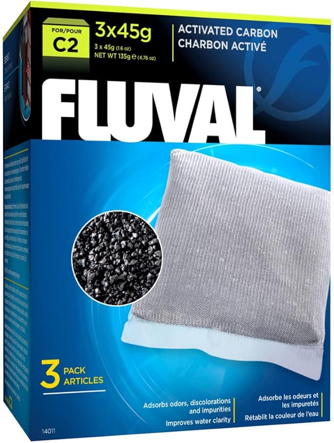 Fluval C2 Activated Carbon, Replacement Aquarium Filter Media