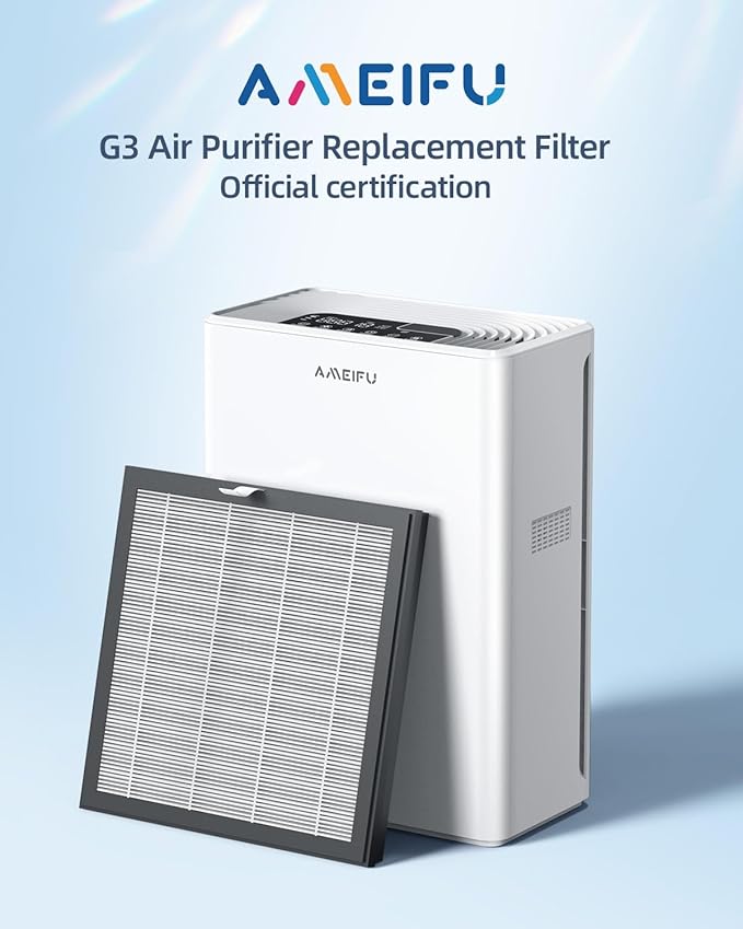 AMEIFU Air Purifier Replacement Filter, AMEIFU G3 Air Purifier, 1 Pack