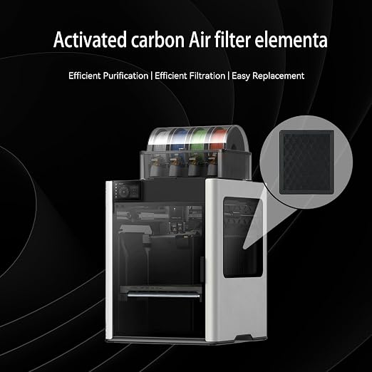 Air Filter for Bambu Lab H2S/H2D/H2D Laser, 3D Printer Activated Carbon Air