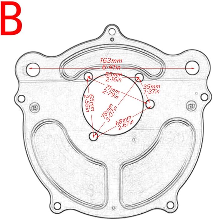 Harley Air Cleaner Turbine Intake Chrome Filter Kit Cnc Cut