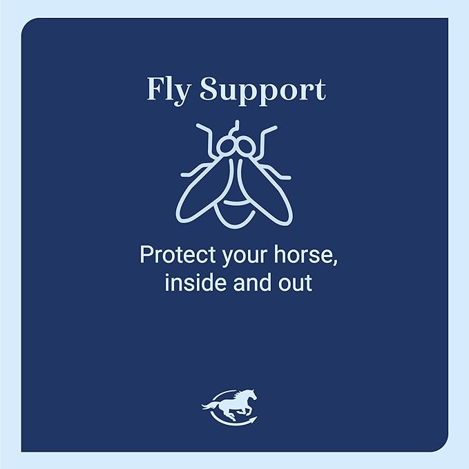 Deluxe Relaxed Fit Fly Boots for Horses | Soft Comfortable Elastic | Durable Mesh | Protects Horse's Legs from Flies and Insects | Sold as a Pair (2)