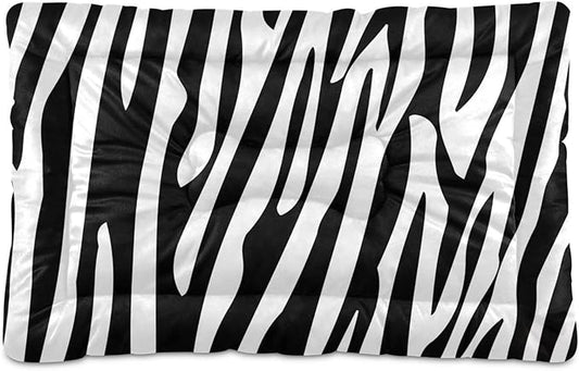 Pet Bed Zebra Stripes Dog Bed Mat Absorbing Non Slip Pad Pet Sleeping Mat for Small, Medium, and Large Dogs Puppy Cat 36 in x 24 in