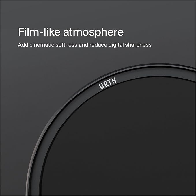 Urth 52mm Magnetic Ethereal Black Mist ⅛ Diffusion Lens Filter