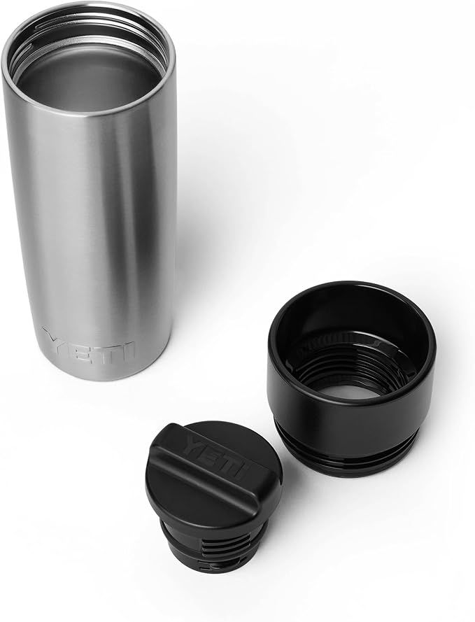 YETI Rambler 16 oz Travel Bottle, Stainless Steel, Vacuum Insulated