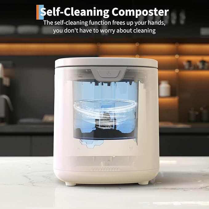 3.5L Electric Composter Countertop, 3 Modes Kitchen Smart Compost Bin