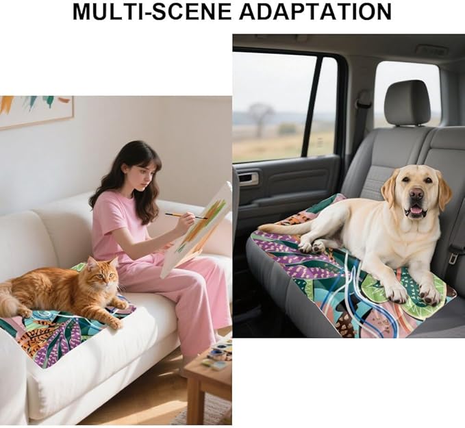 Dog Bed Crate Pad Dog Sleeping Mat Create Pad Bed for Crate Small Washable Non-Slip Cushion for Cages Medium Size Mats Crates Puppy Washable Indoor Outdoor 24X18 Inch