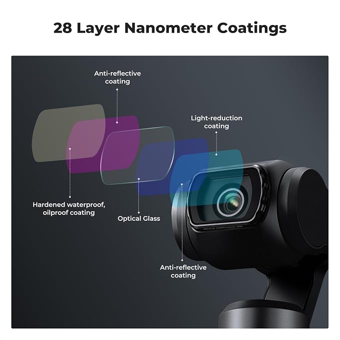 K&F CONCEPT ND, Effect Filter for DJI Osmo Pocket 3, Light Pullution Reduction