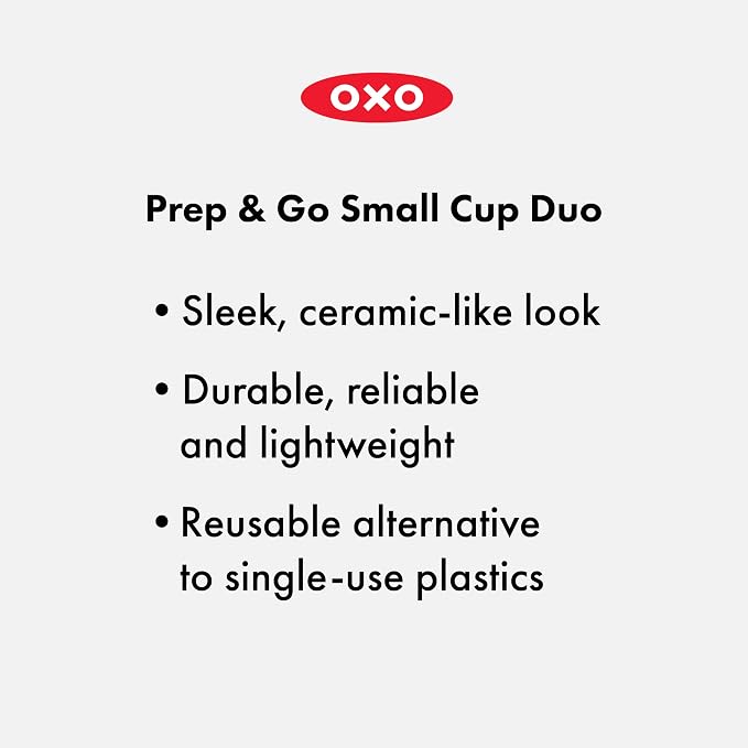 OXO Good Grips Prep & Go Small Cup Duo