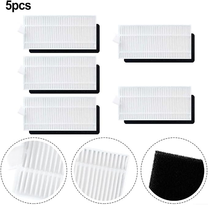 Replacement Filter for Thamtu T21 Robot Vacuum, Washable and Reusable