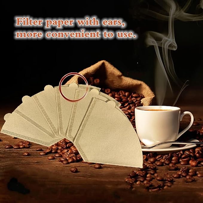 Coffee Filter #4, Cone Coffee Filter 8-12 Cups, Disposable Coffee Filters Paper