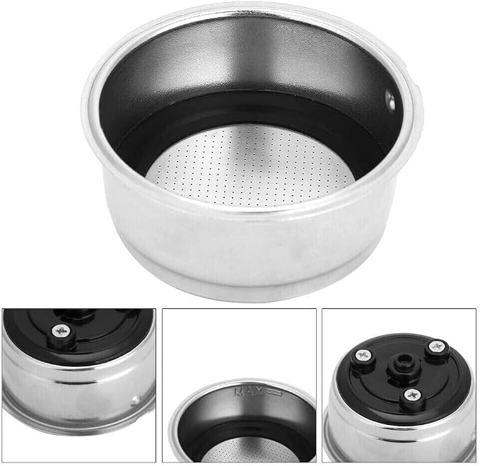 2-Pack Pressurized Coffee Filter Basket 51mm Portafilter Basket