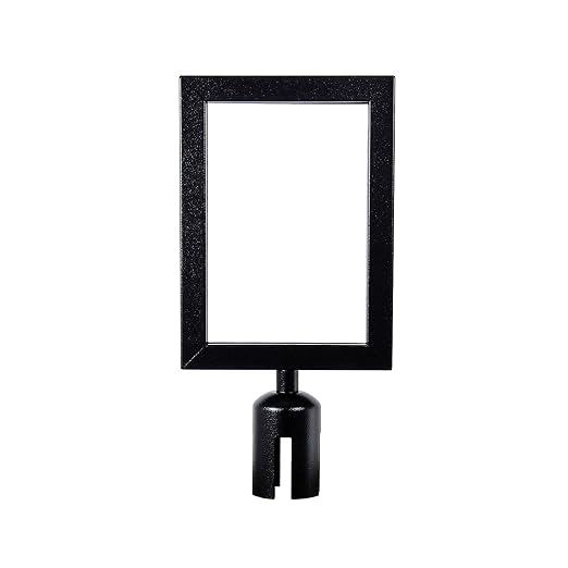 VIP Crowd Control Retractable Belt Stanchion Queue Safety Barrier Set, 36" Ht, 78" Belt + Wall Bracket (6 Mirror Posts Black Belt + SFrame + WBracket)
