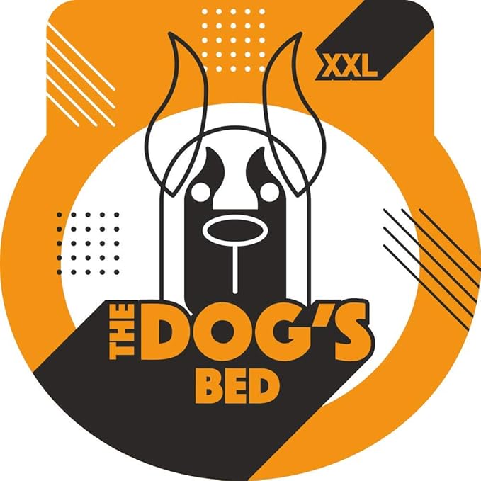 The Dog’s Bed Replacement Outer Cover & Bolster for Standard Foam Beds, Oxford Fabric, Grey, XXL