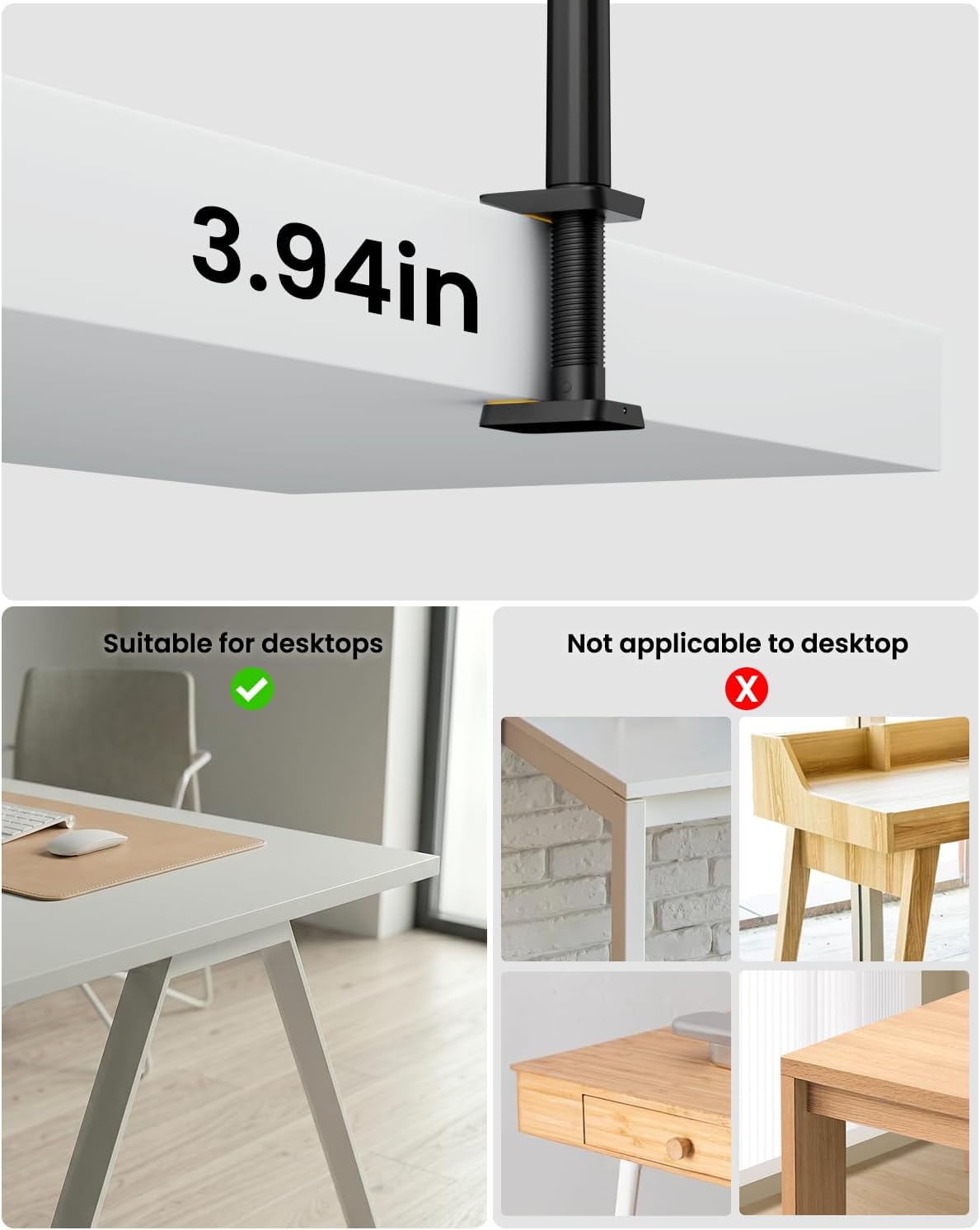 Dual Head Ring Light for Streaming, Sensor Switch Desk Video Light
