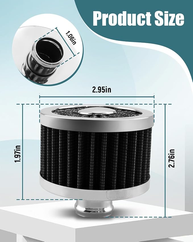 2PCS Car Air Filter Fit for Vehicles