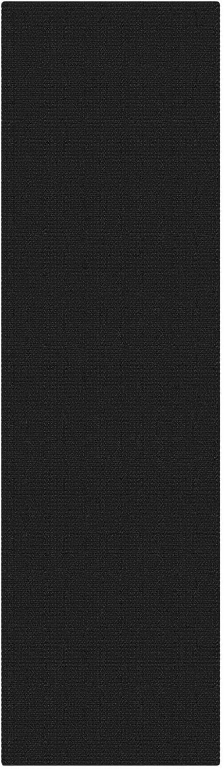 KOZYFLY Black 2x7 Washable Kitchen Runner Rug, Non Slip Runners
