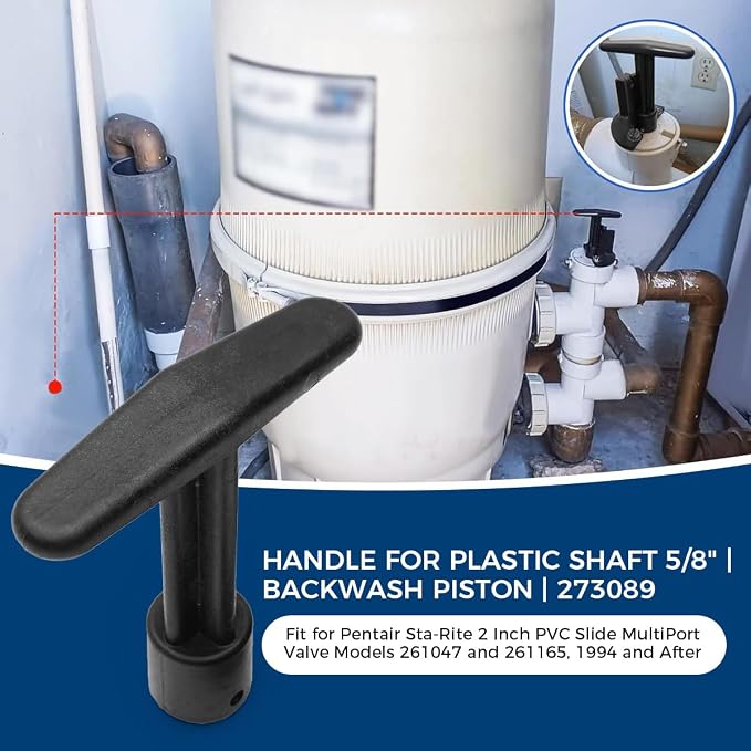 Backwash Piston Plastic Shaft, 273089 Slide Valve Handle