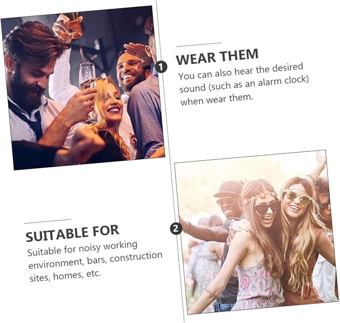 Reusable Silicone Noise Reduction Ear Protection Lightweight