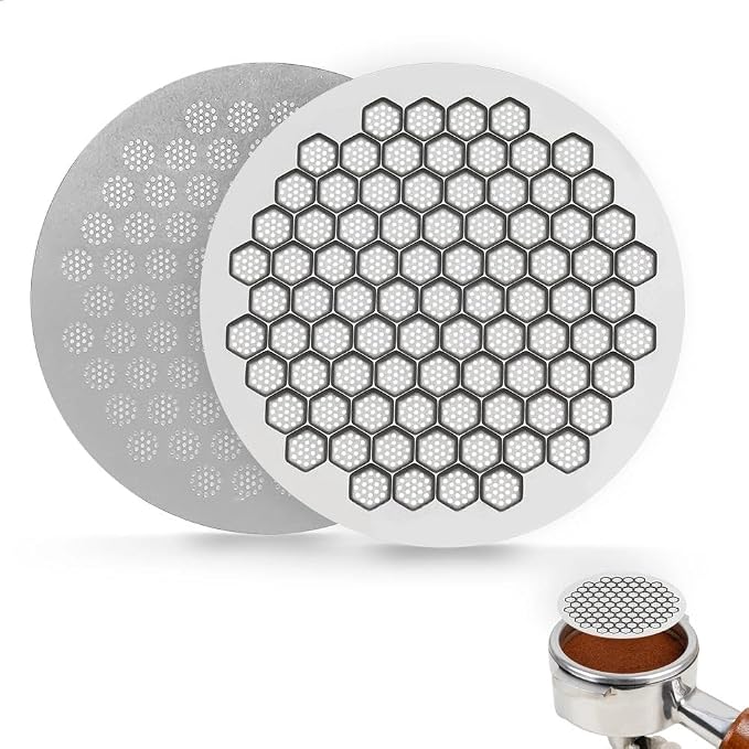 watchget 51mm Espresso Puck Screen Reusable Mesh Coffee Filter 0.8mm Thickness
