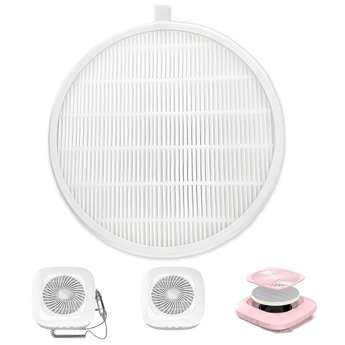 Nail Dust Collector Filter, Replacement Filters Compatible