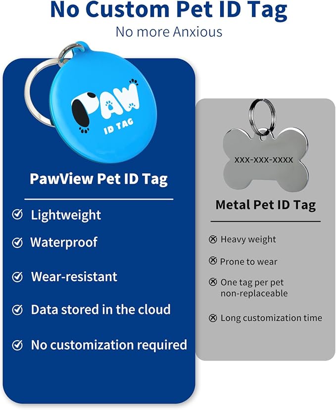 Reflective Dog Collar for Medium Dogs with Dog Tags Personalized & Quick Release Buckle, Adjustable and Comfortable Nylon Pet Collar, Blue