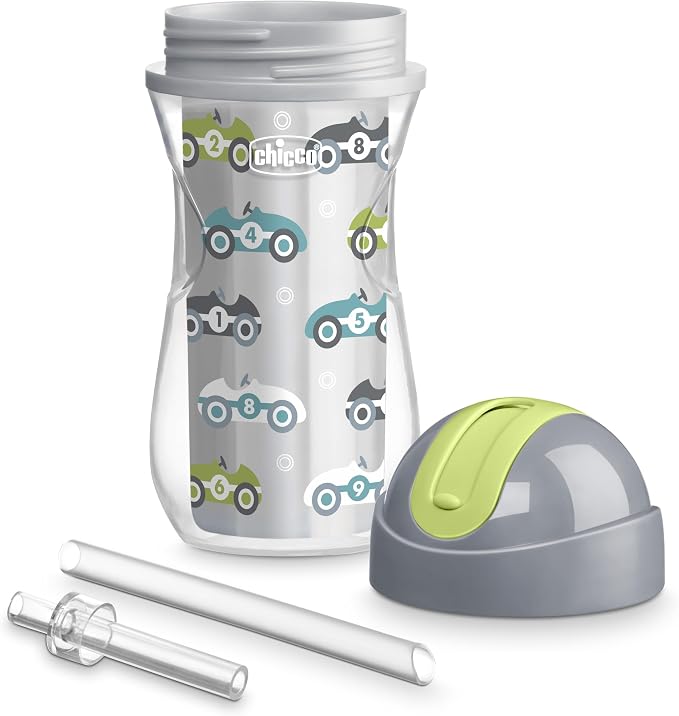 Chicco Insulated Straw Sippy Cup 12+ Months, 9oz Toddler Training Cup