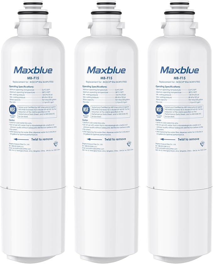 Maxblue BORPLFTR50 Replacement for Bosch® Ultra Clarity® Pro 11032531,