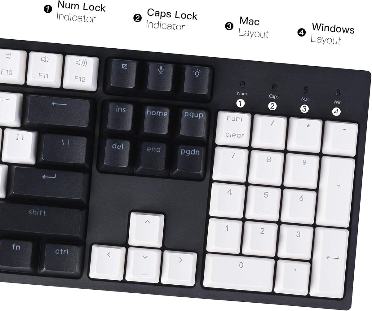 Keychron C2 Wired Full-Size Keyboard, Brown Switch, RGB Backlit