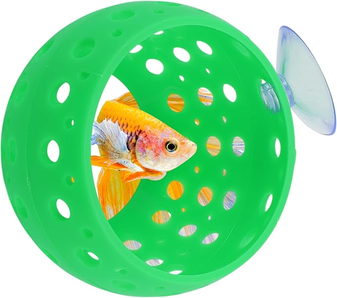 Betta Hideout Tunnel, Interactive Aquarium Decor, Aquarium Tunnel for Betta, Exciting Hiding Spot, Green