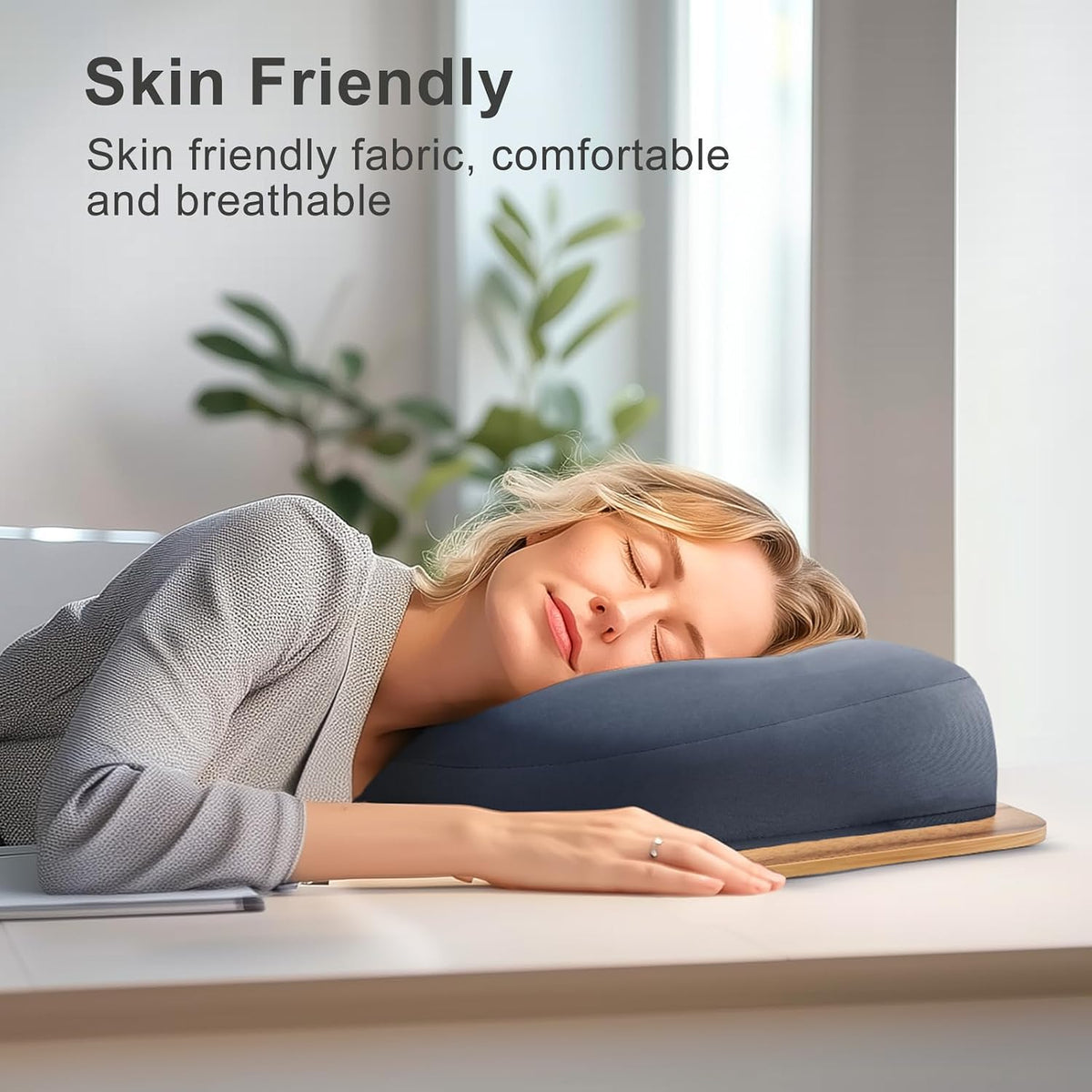 Reading Book Pillow Stand with 3-Color Adjustable Light