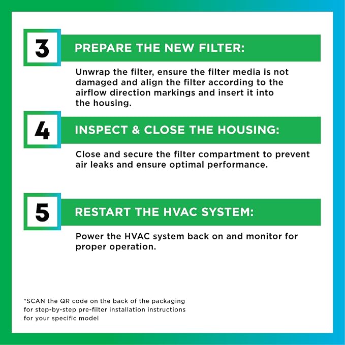 Filterbuy 16x25 Air Cleaner Filter Replacement Pads