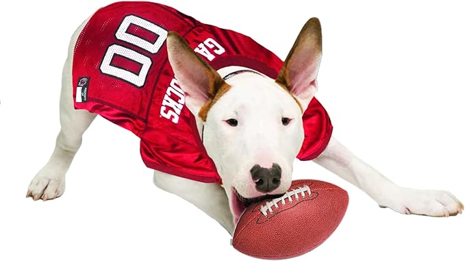 Pets First NCAA College South Carolina Gamecocks Mesh Jersey for DOGS & CATS, XX-Large. Licensed Dog Jersey with your Favorite Football/Basketball College Team