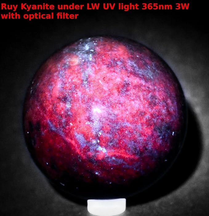 Flashlight for Fluorescence/Glowing Mineral Crystal Lightweight Powerful 3 Watt