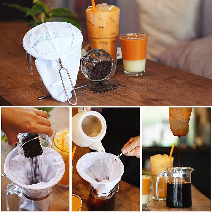 Tea Filter Reusable Stainless Steel Strainer, Friendly Using Durable,