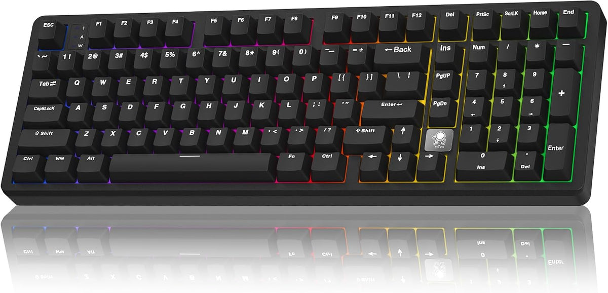 LEOBOG HI98C Pro Wireless Mechanical Gaming Aluminum Keyboard with Num Pad