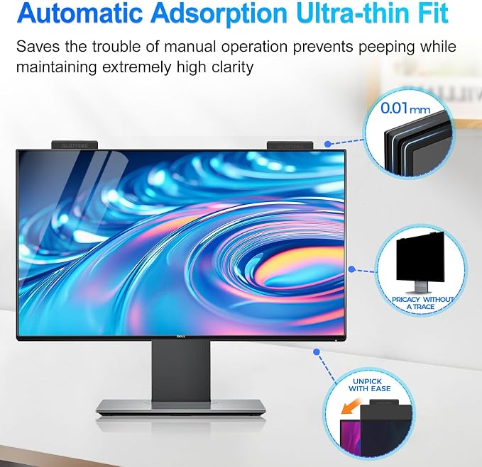 2Pack Magnetic 24 Inch Privacy Screen