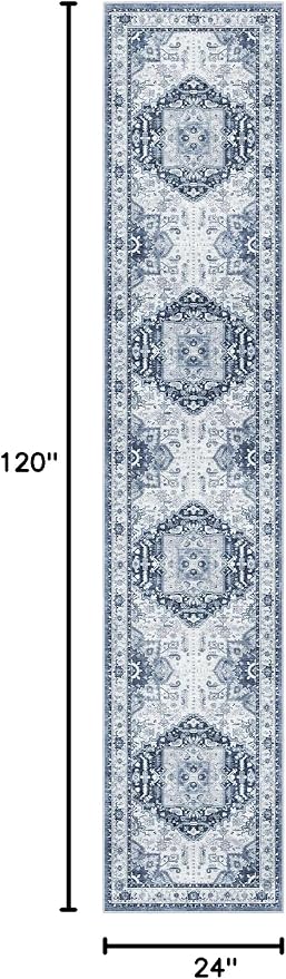 Madane Hallway Washable Runner Rug