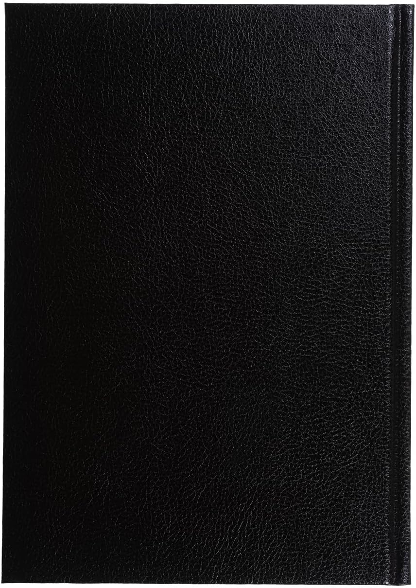 Collins - Desk - 2026 12 Month Calendar Year Planner, Day-To-Page Diary, A5 Hard Cover - Black (52.99-26)