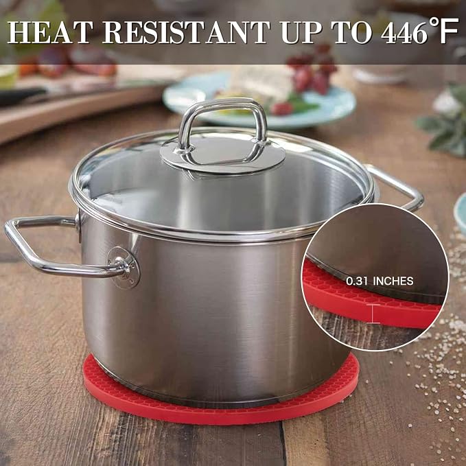 Silicone Trivets for Hot Pots and Pans