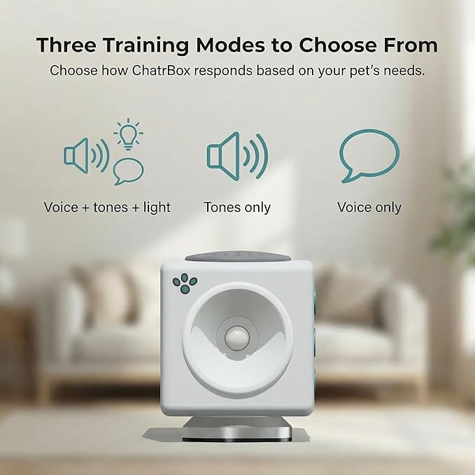 Humane Smart Pet Training Device – Motion-Activated Voice Guidance for Immediate Behavior Control, Works Automatically When You’re Not Home (No Shock, No Collar, No Spray)