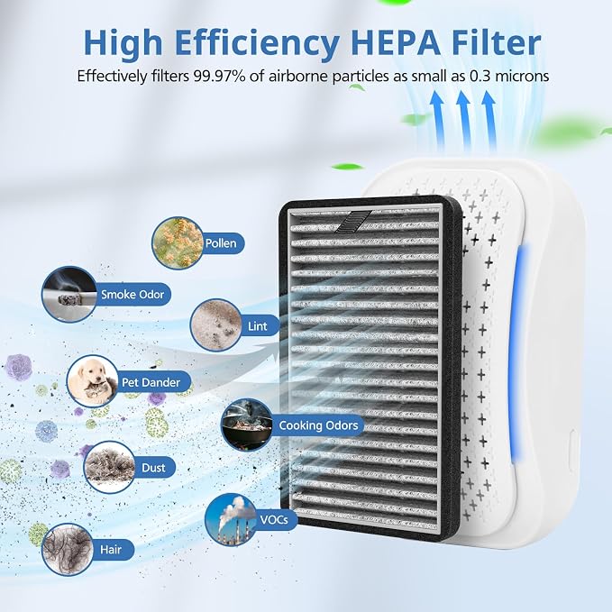 For DSTx HEPA + Carbon Filters Replacement Compatible
