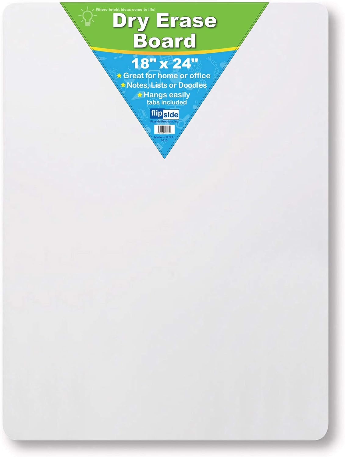 Flipside Products Dry Erase Board, Minimalist, 18" x 24", Pack of 3