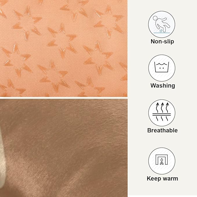 Emelivor Dragonflies Brown Dog Cat Bed Washable Crate Pet Bed Anti-Slip Comfortable Dog Kennel Crate Mat for Medium Large Small Dogs Cats, 24x18in